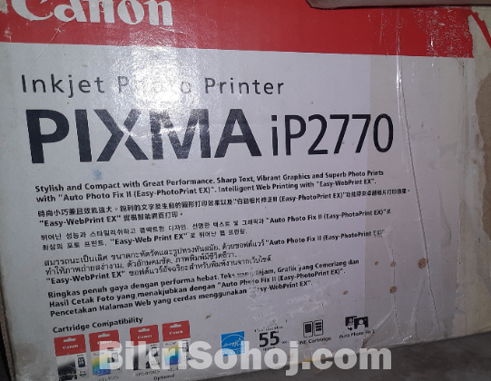 Printer Canon Prixma iP2770 Inkjet Printer.